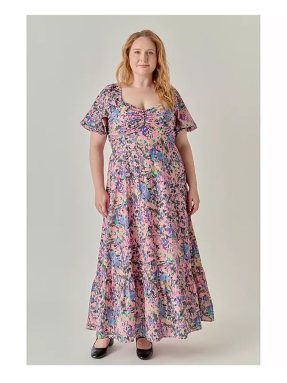 NWT English Factory Open Back Tie Maxi Dress